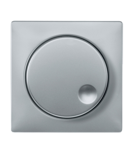 Merten Płytka centralna System D ściemniacza obrotowy aluminium