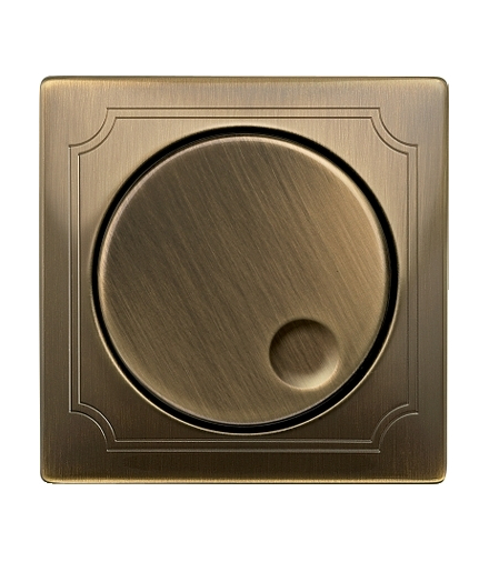Merten Płytka centralna System D ściemniacza obrotowy mosiądz antyk