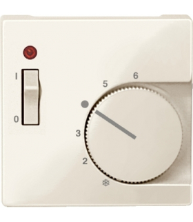 Merten Płytka centralna System M regulatora temperatury z łącznikiem kremowy