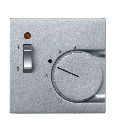 Merten Płytka centralna System M regulatora temperatury z łącznikiem aluminium