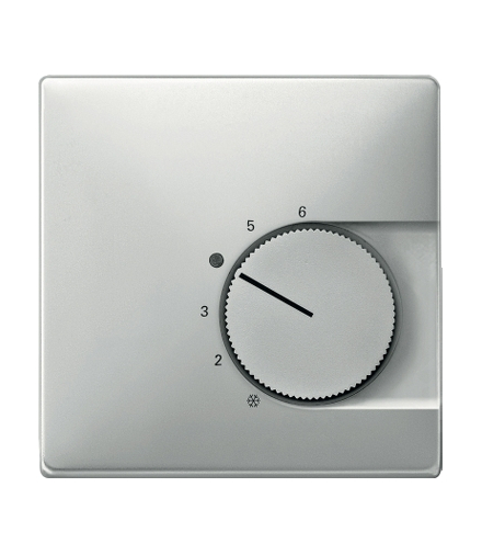 Merten Płytka centralna regulatora temperatury, STAL,SYS. DES.