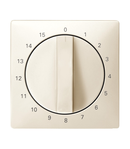 Merten Płytka centralna System D łącznika czasowego obrotowy 15 minut kremowy