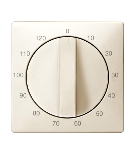 Merten Płytka centralna System D łącznika czasowego obrotowy 120 minut kremowy