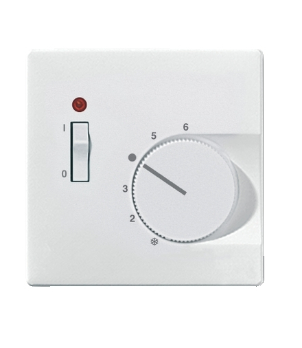 Merten Płytka centralna REG.+ przełącznik,BIAŁA, SYS. DES.