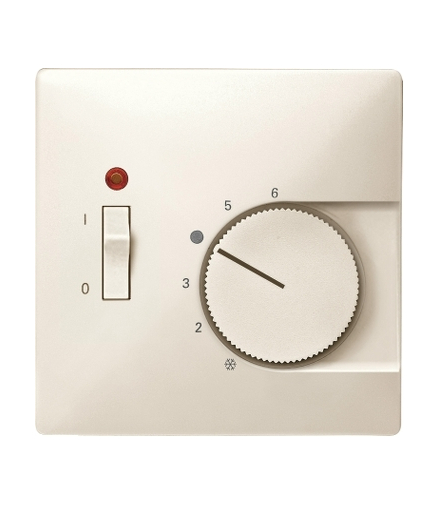 Merten Płytka centralna System D regulatora temperatury z łącznikiem kremowy