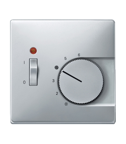 Merten Płytka centralna System D regulatora temperatury z łącznikiem aluminium