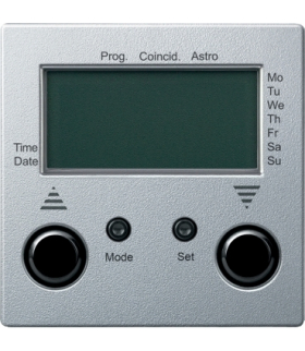 Merten Łącznik żaluzjowy czasowy, aluminium, system M