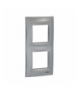 Unica Top Ramka 2-krotna pionowa chrom Schneider MGU66.004V.010