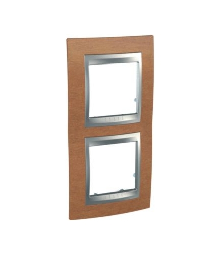 Unica Top Ramka 2-krotna pionowa wiśnia Schneider MGU66.004V.0M2