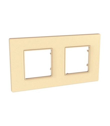 Unica Quadro Ramka 2-krotna cukierkowa Schneider MGU4.704.36