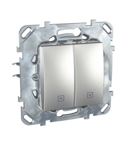Unica Top Przycisk żaluzjowy aluminium Schneider MGU50.207.30Z