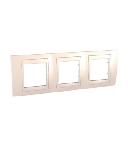 Unica Plus Ramka 3-krotna pozioma piaskowy Schneider MGU6.006.25