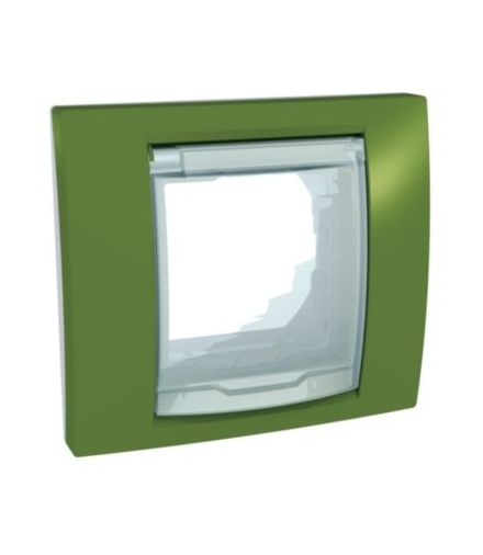 Unica Plus Ramka 1-krotna IP44 zieleń pistacjowa Schneider MGU61.002.866