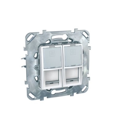 Unica Płytka centralna 2x RJ45 Schneider MGU50.6161.18Z