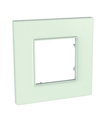 Unica Quadro Ramka 1-krotna zielona Schneider MGU2.702.17