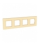 Unica Quadro Ramka 4-krotna cukierkowa Schneider MGU4.708.36