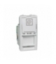 Unica, gniazdo RJ45 kat.5e, 1 moduł, biel polarna Schneider MGU3.410.18