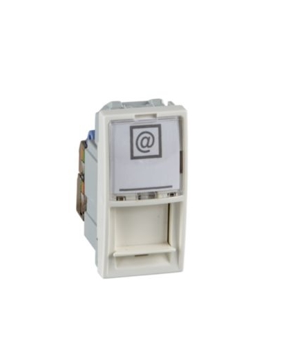 Unica, gniazdo RJ45 kat.5e UTP, 1 moduł, piaskowy Schneider MGU3.410.25