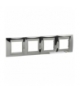 Unica Top Ramka 4-krotna pozioma chrom Schneider MGU66.008.010