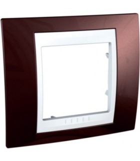 Unica Plus Ramka 1-krotna lazur karminowy Schneider MGU6.002.851