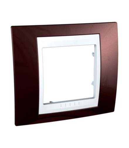 Unica Plus Ramka 1-krotna lazur karminowy Schneider MGU6.002.851