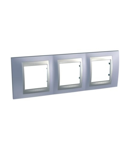 Unica Top, ramka 3-krotna pozioma, niebieska Schneider MGU66.006.098