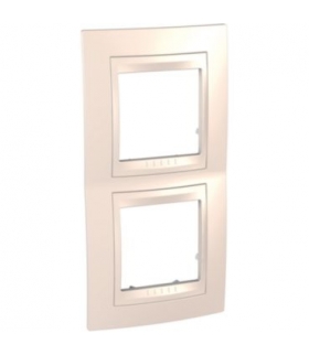 Unica Plus Ramka 2-krotna pionowa piaskowy Schneider MGU6.004V.25