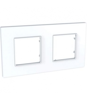 Unica Quadro Ramka 2-krotna biel polarna Schneider MGU2.704.18