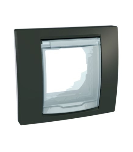 Unica Plus Ramka 1-krotna IP44 umbra kakaowa Schneider MGU61.002.871