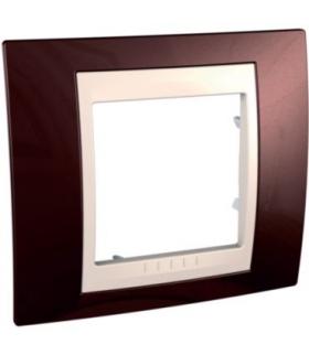 Unica Plus Ramka 1-krotna lazur karminowy Schneider MGU6.002.551