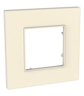 Unica Quadro Ramka 1-krotna perlowa Schneider MGU4.702.35