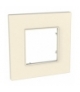 Unica Quadro Ramka 1-krotna perlowa Schneider MGU4.702.35