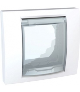 Unica Plus Ramka 1-krotna IP44 biel polarna Schneider MGU61.002.18