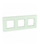 Unica Quadro Ramka 3-krotna zielona Schneider MGU2.706.17