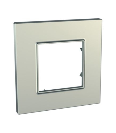 Unica Quadro Ramka 1-krotna tytanowa Schneider MGU6.702.57