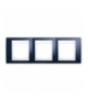Unica Plus Ramka 3-krotna pozioma błękit indygo Schneider MGU6.006.842
