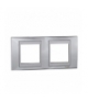 Unica Top Ramka 2-krotna pozioma chrom Schneider MGU66.004.010