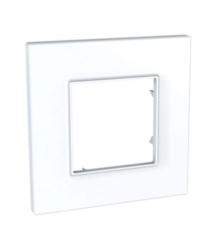 Unica Quadro Ramka 1-krotna biel polarna Schneider MGU2.702.18