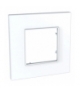 Unica Quadro Ramka 1-krotna biel polarna Schneider MGU2.702.18