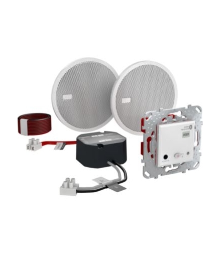 Unica, zestaw podtynkowy Bluetooth Audio, biały Schneider MGU70.566.18