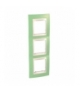 Unica Plus Ramka 3-krotna pionowa zieleń oliwkowa Schneider MGU6.006V.563