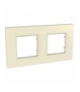 Unica Quadro Ramka 2-krotna piaskowa Schneider MGU2.704.16