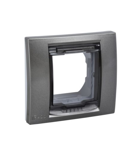 Unica Plus Ramka 1-krotna IP44 terra manganowa Schneider MGU61.002.824