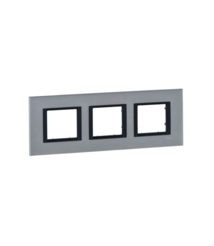 Unica Class Ramka 3-krotna poziomia aluminium Schneider MGU68.006.7A1