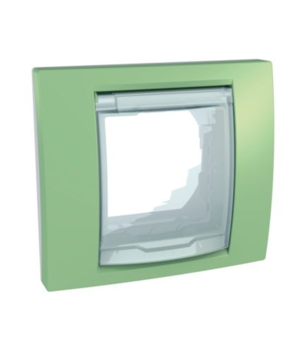 Unica Plus Ramka 1-krotna IP44 zieleń oliwkowa Schneider MGU61.002.863