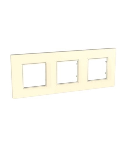 Unica Quadro Ramka 3-krotna piaskowy Schneider MGU2.706.25