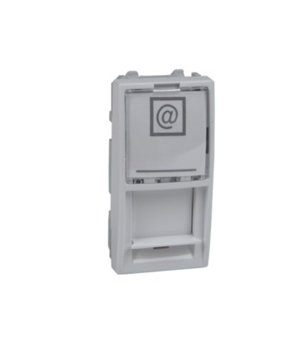 Unica Płytka centralna RJ45 (1 moduł) biel polarna Schneider MGU9.461.18