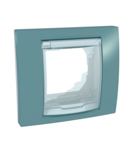 Unica Plus Ramka 1-krotna IP44 błękit manganowy Schneider MGU61.002.873