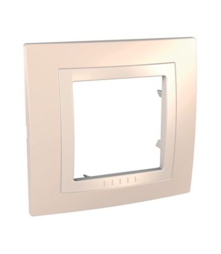 Unica, ramka 1-krotna Basic, kremowo/piaskowa Schneider MGU2.002.559