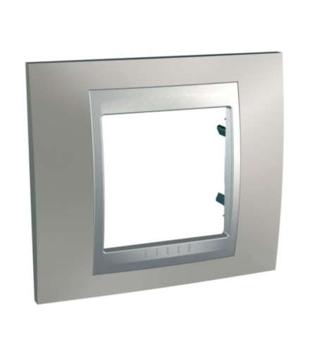 Unica Top Ramka 1-krotna nikiel matowy Schneider MGU66.002.039